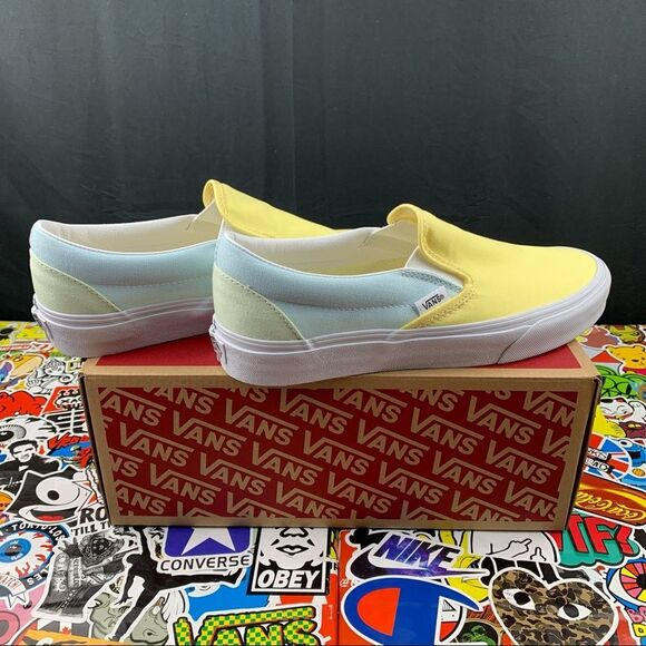 Vans Slip On Pastel Block Women’s Various Sizes - Picture 2 of 11